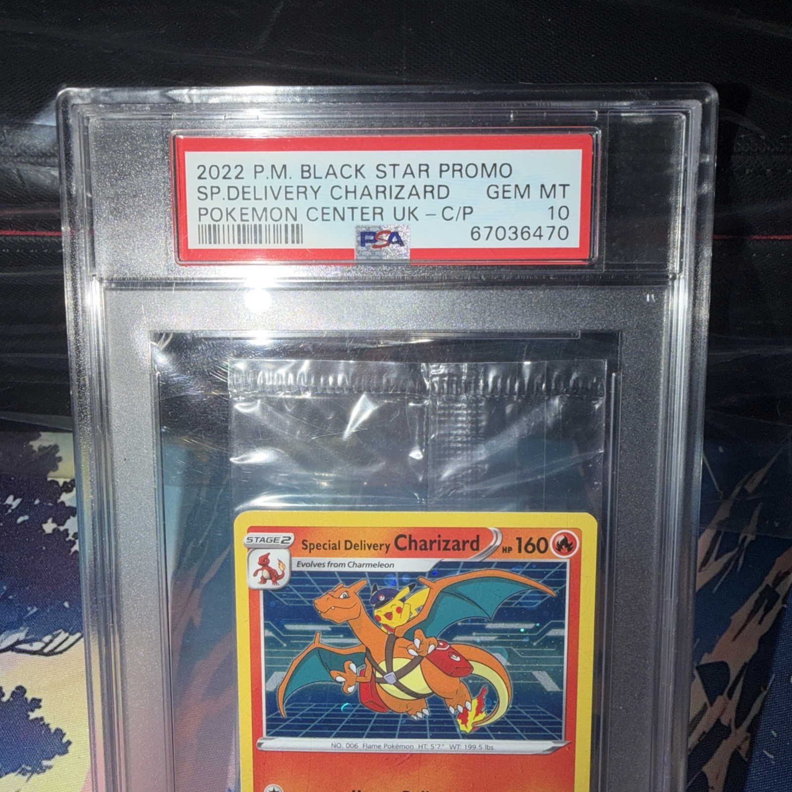 2022 Pokemon Black Star Promo Cello Pack Cello Pack Pokemon Center UK-Special Delivery Charizard