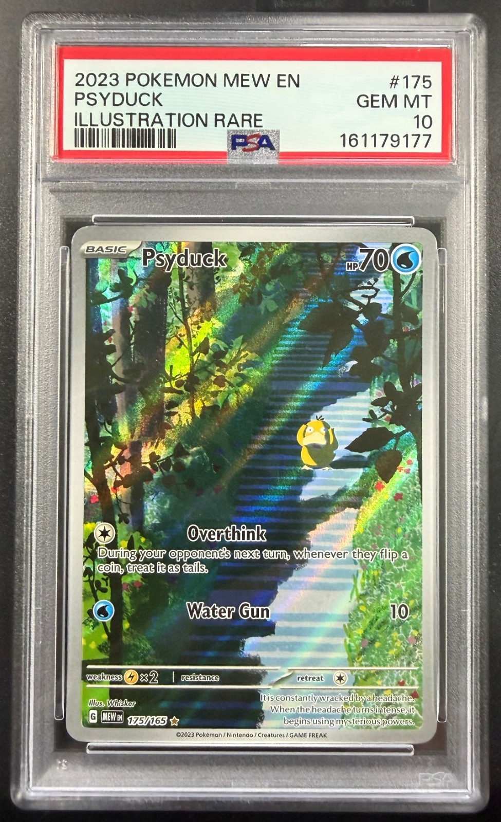 2023 Pokemon Mew EN-151 Psyduck Illustration Rare 175
