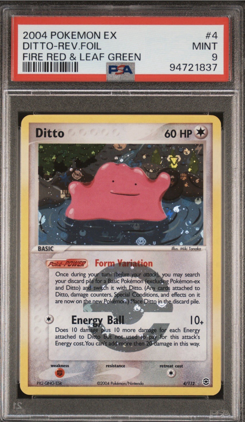 2004 Pokemon EX Fire Red & Leaf Green Ditto-Reverse Foil 4