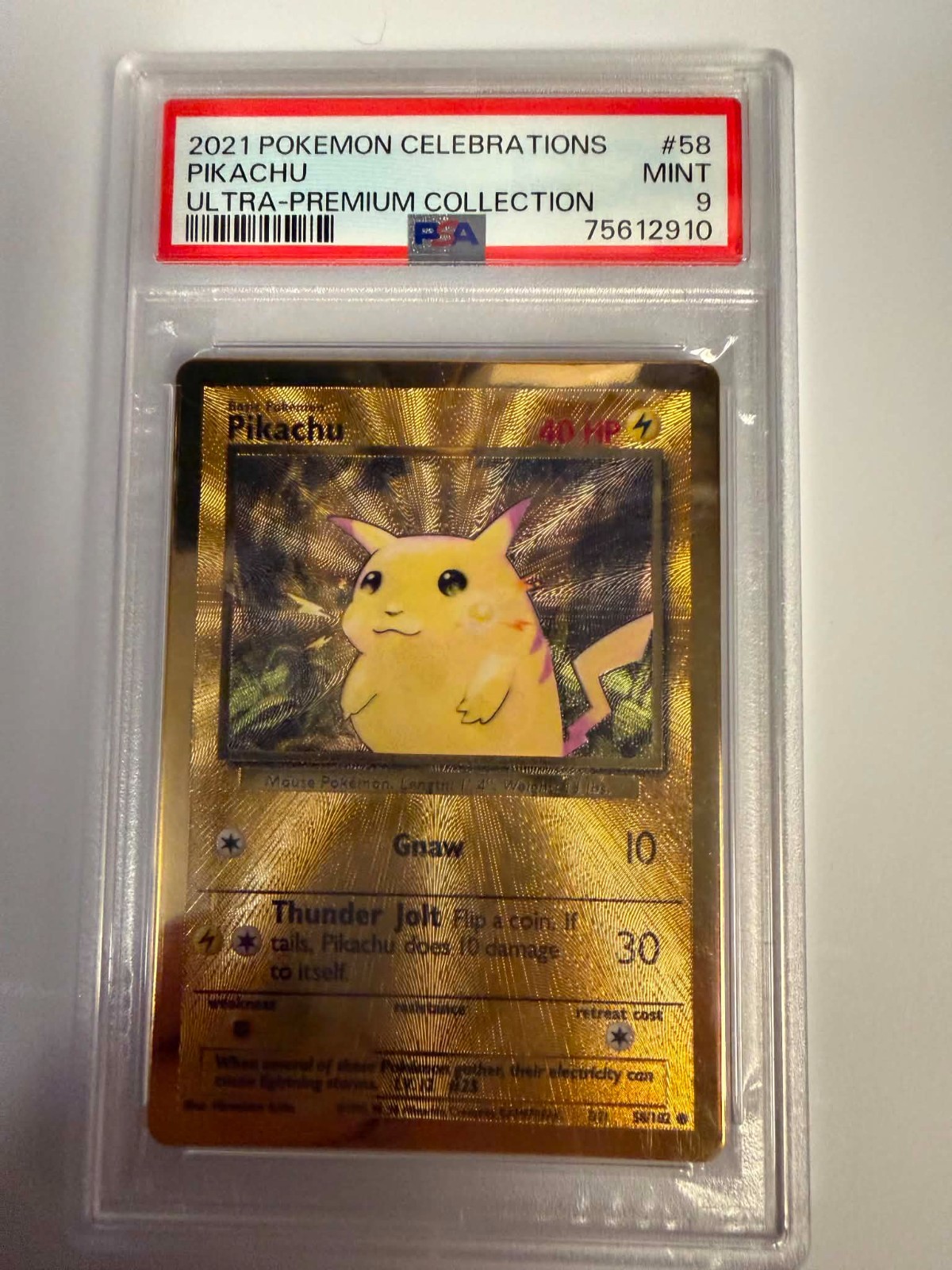 2021 Pokemon Celebrations Ultra-Premium Collection Pikachu 58