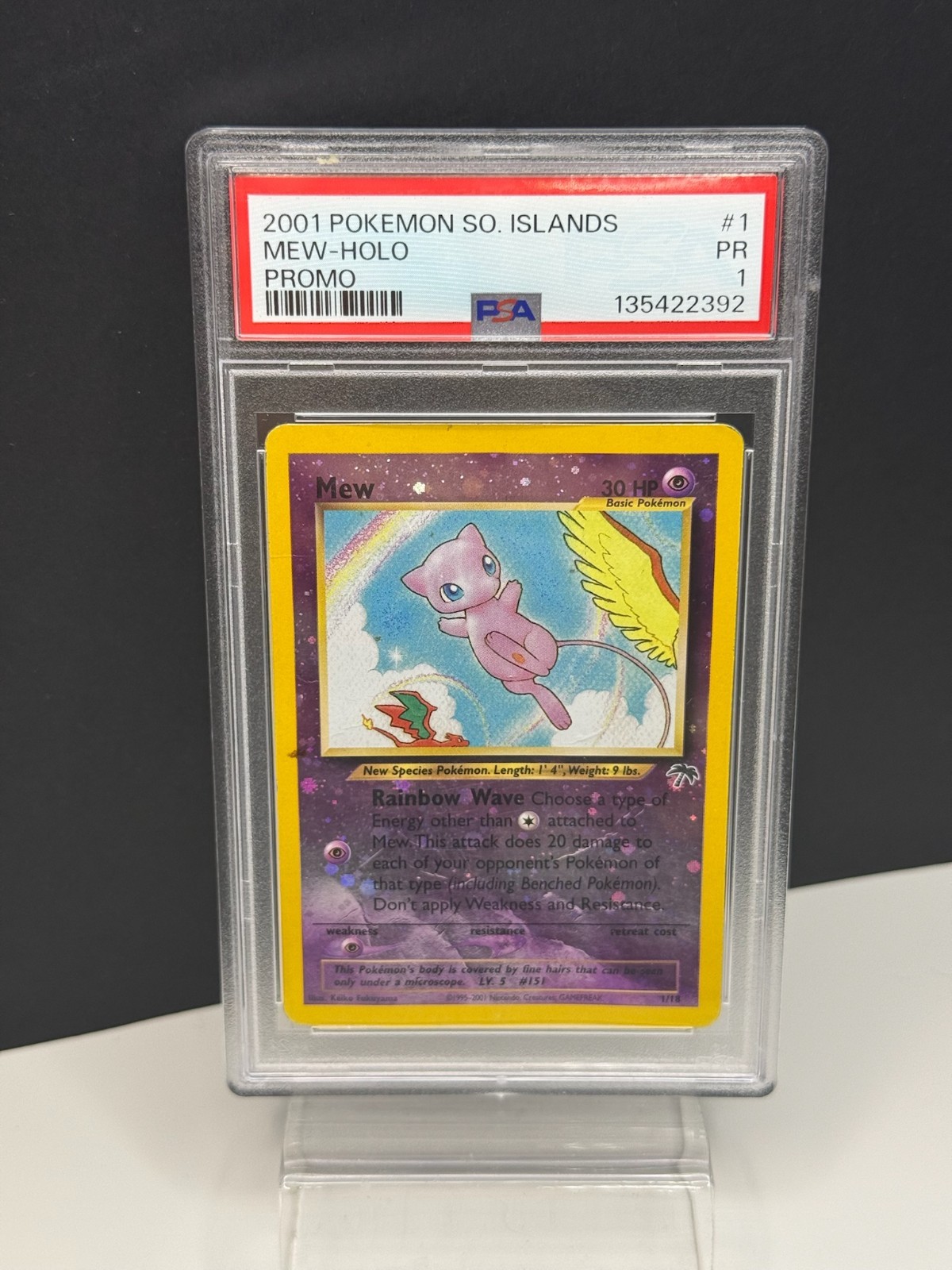 2001 Pokemon Southern Islands Promo Mew-Holo 1
