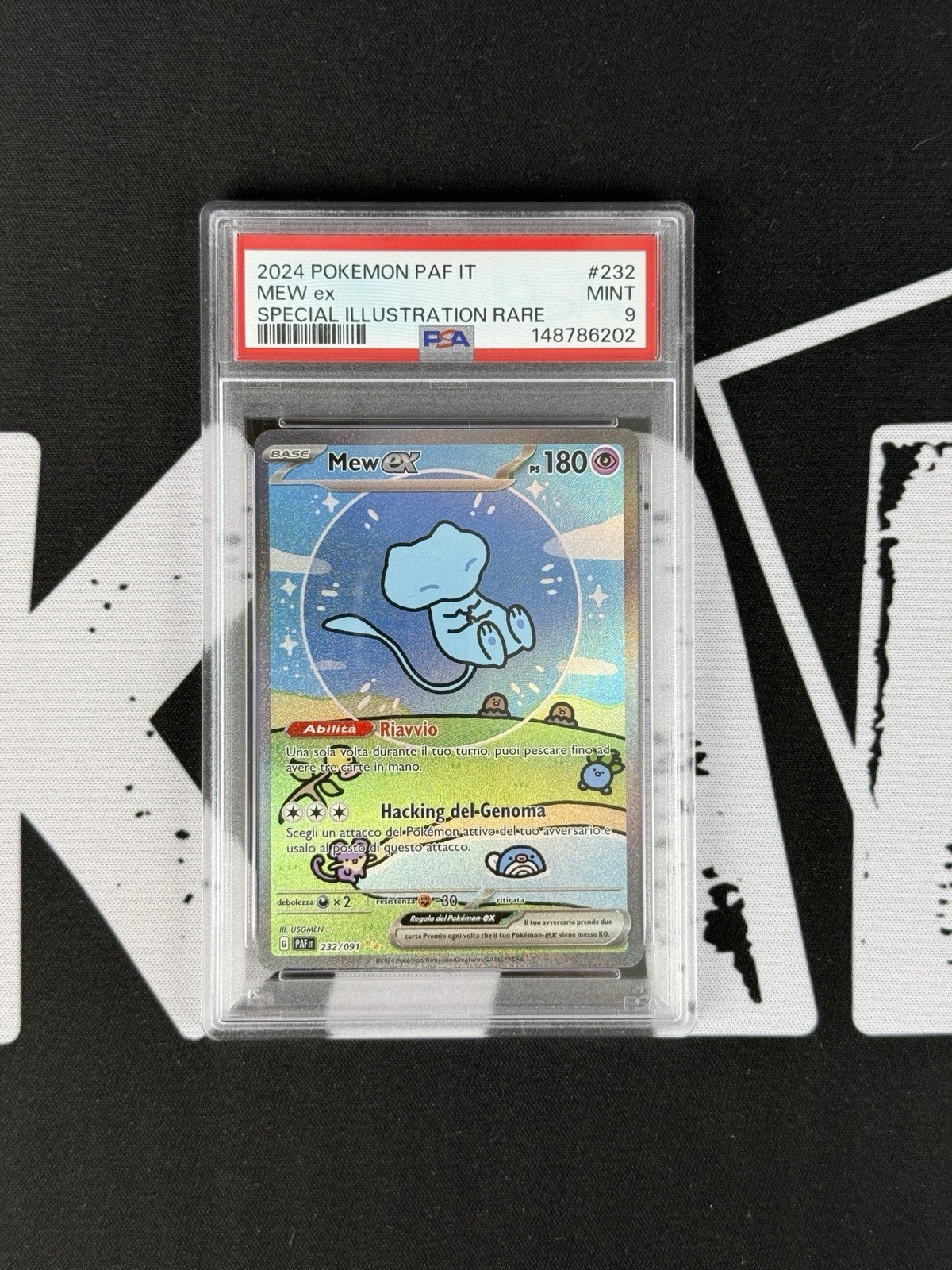 2024 Pokemon Italian Paf It-Paldean Fates Mew EX Special Illustration Rare 232