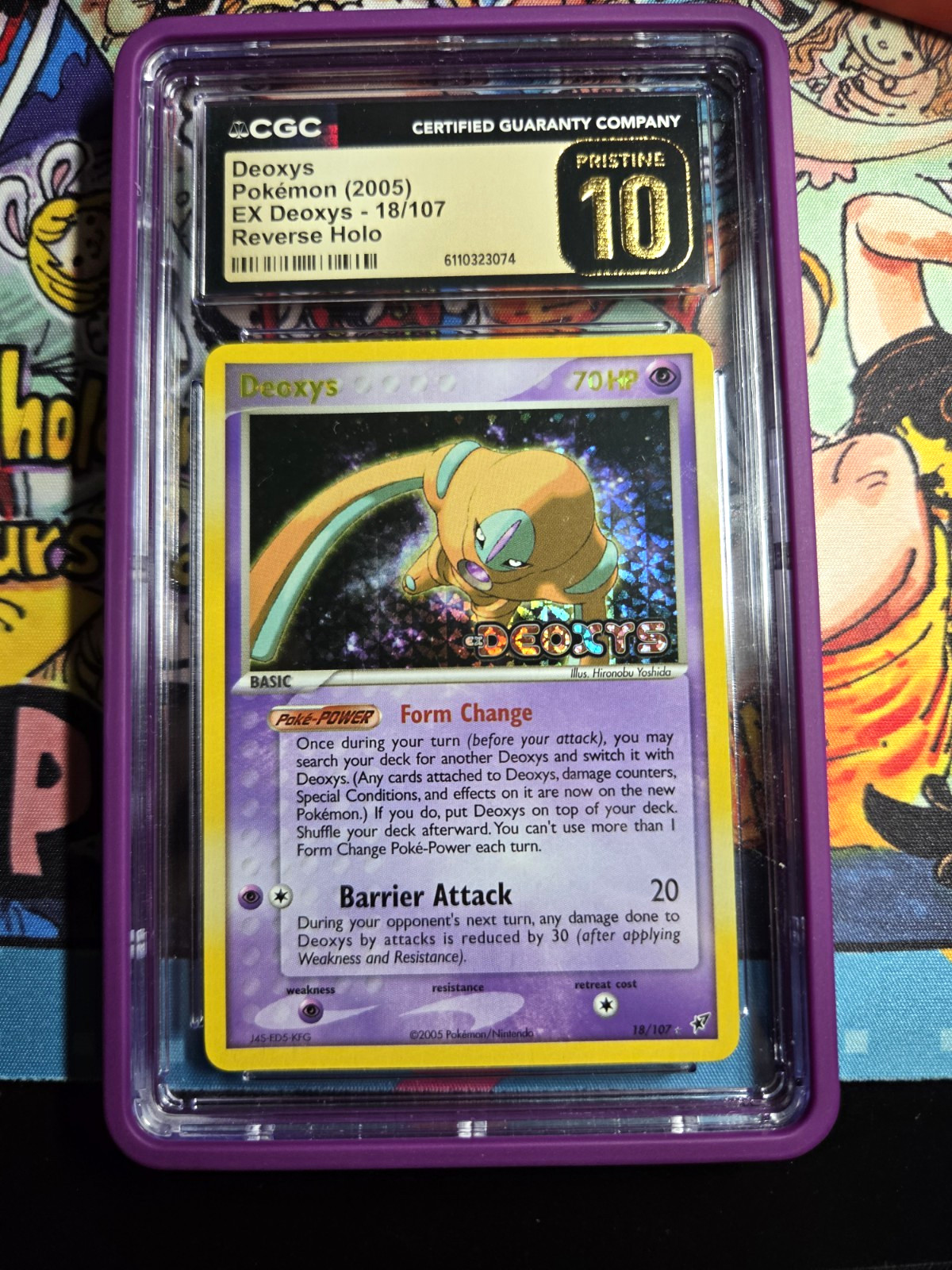 2005 EX Deoxys - English Deoxys Rare Reverse Holo 18/107