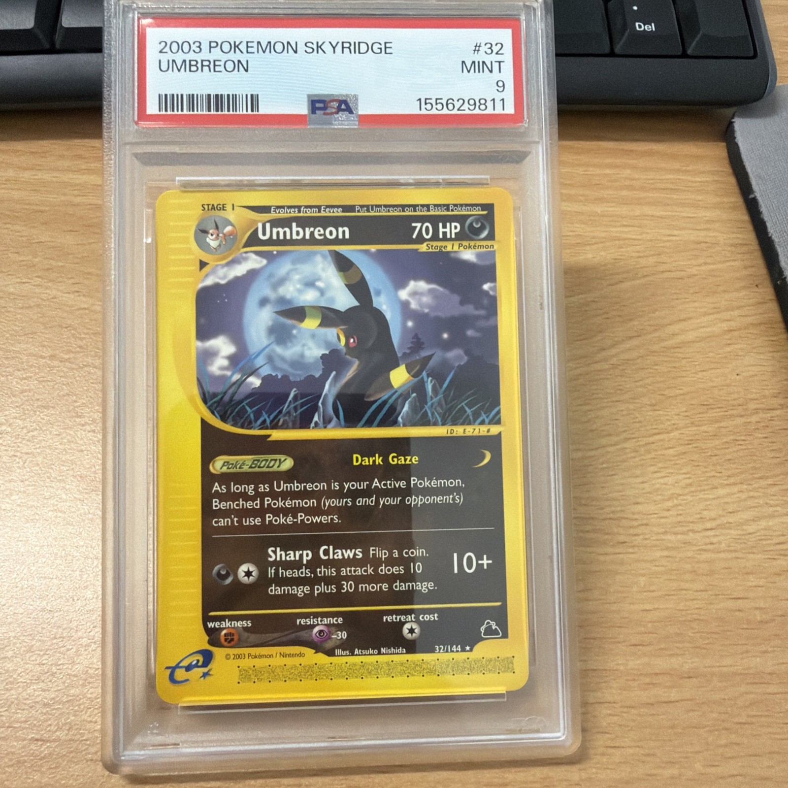 2003 Pokemon Skyridge Umbreon 32