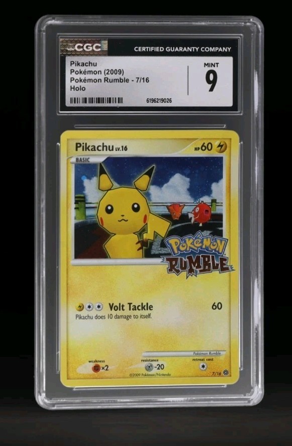 2009 Pokémon Rumble - English Pikachu Holo 7/16