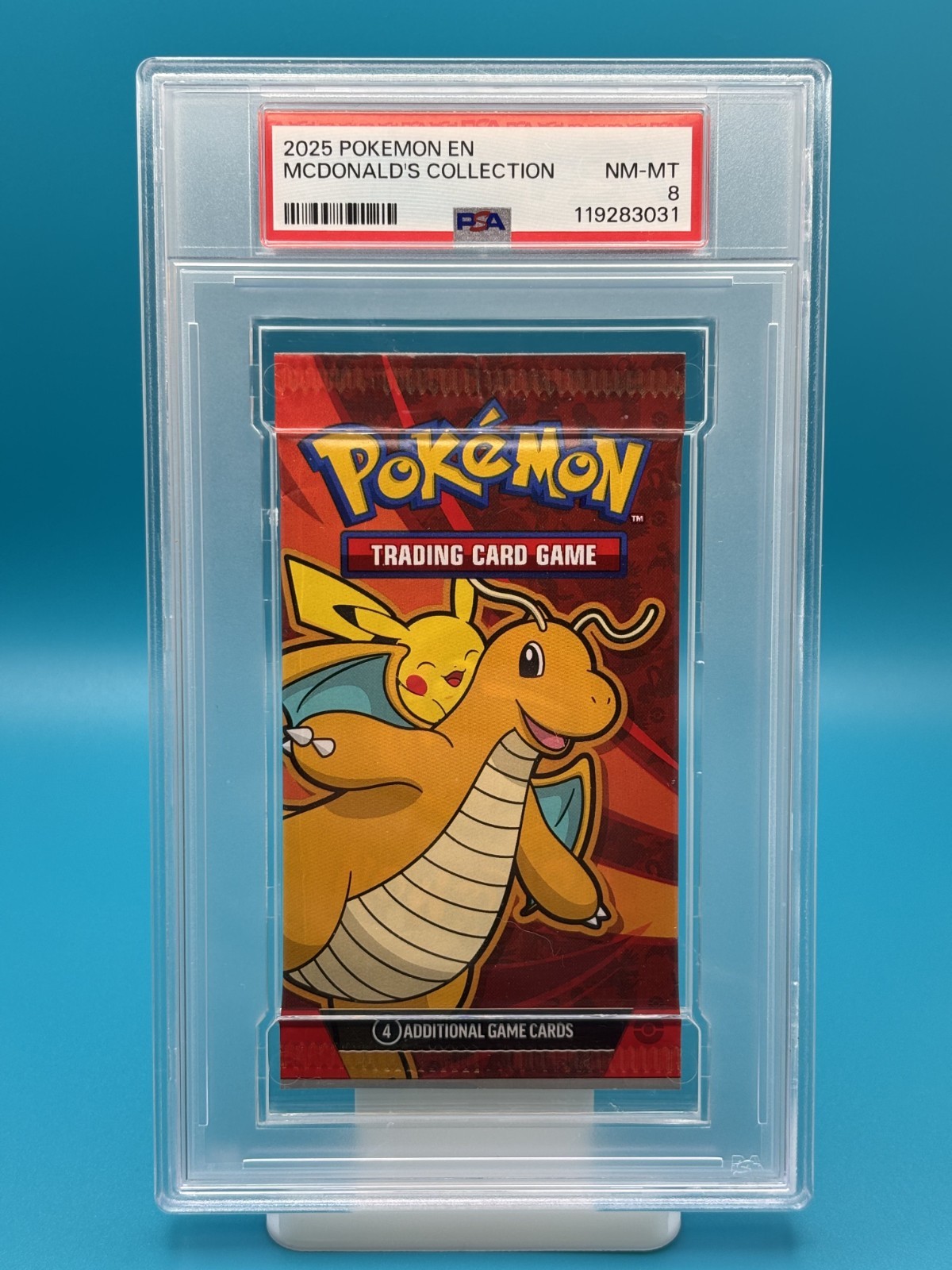 2025 Pokemon Int'l Mcdonald's Collection 2024 Pack Paper