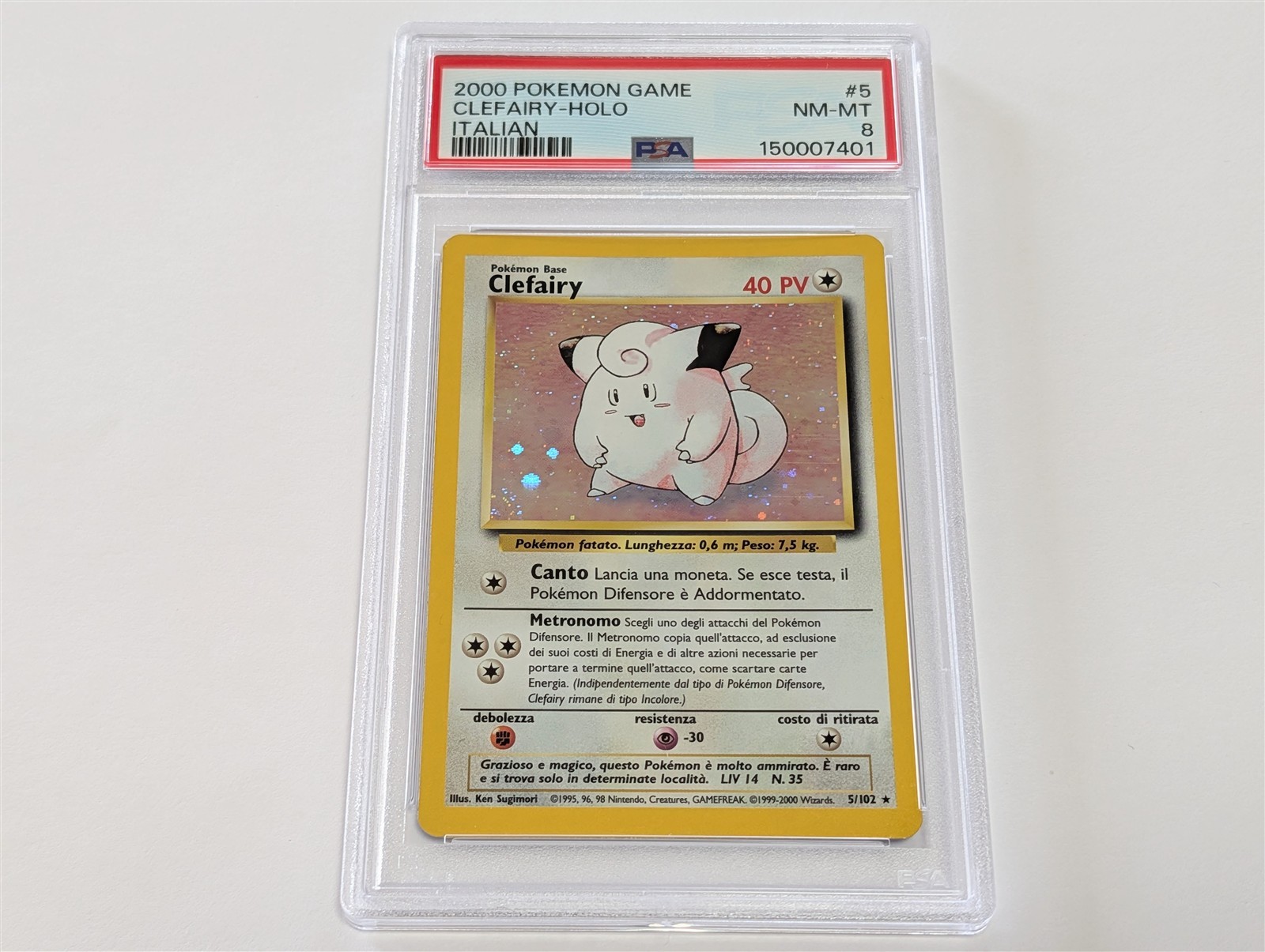 2000 Pokemon Game Clefairy-Holo Italian 5