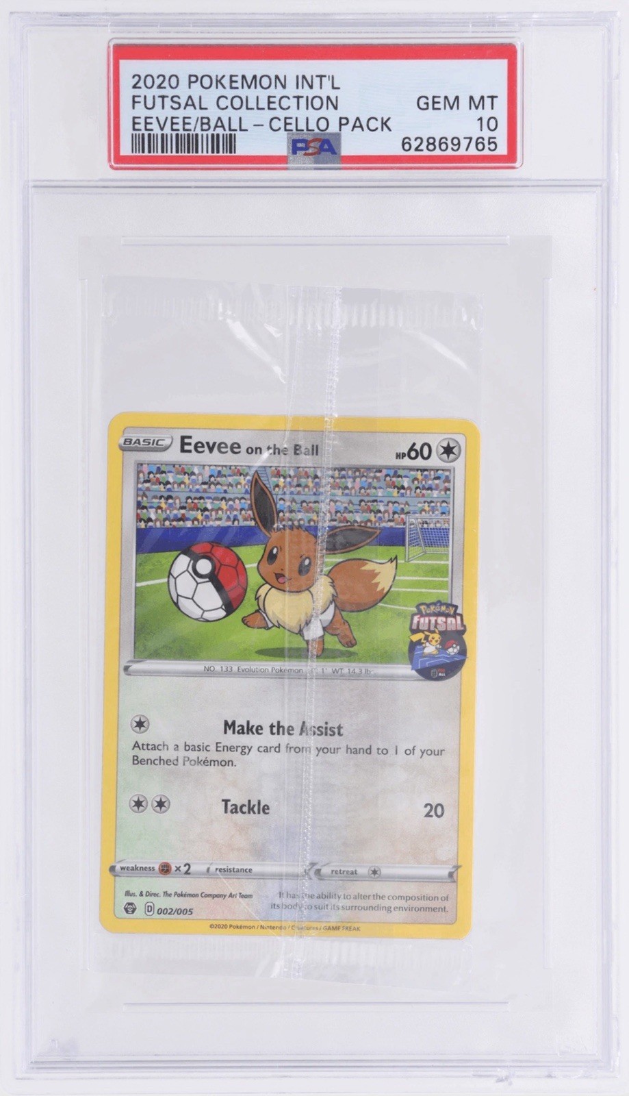 2020 Pokemon Int'l Futsal Collection Cello Pack Cello Pack Eevee