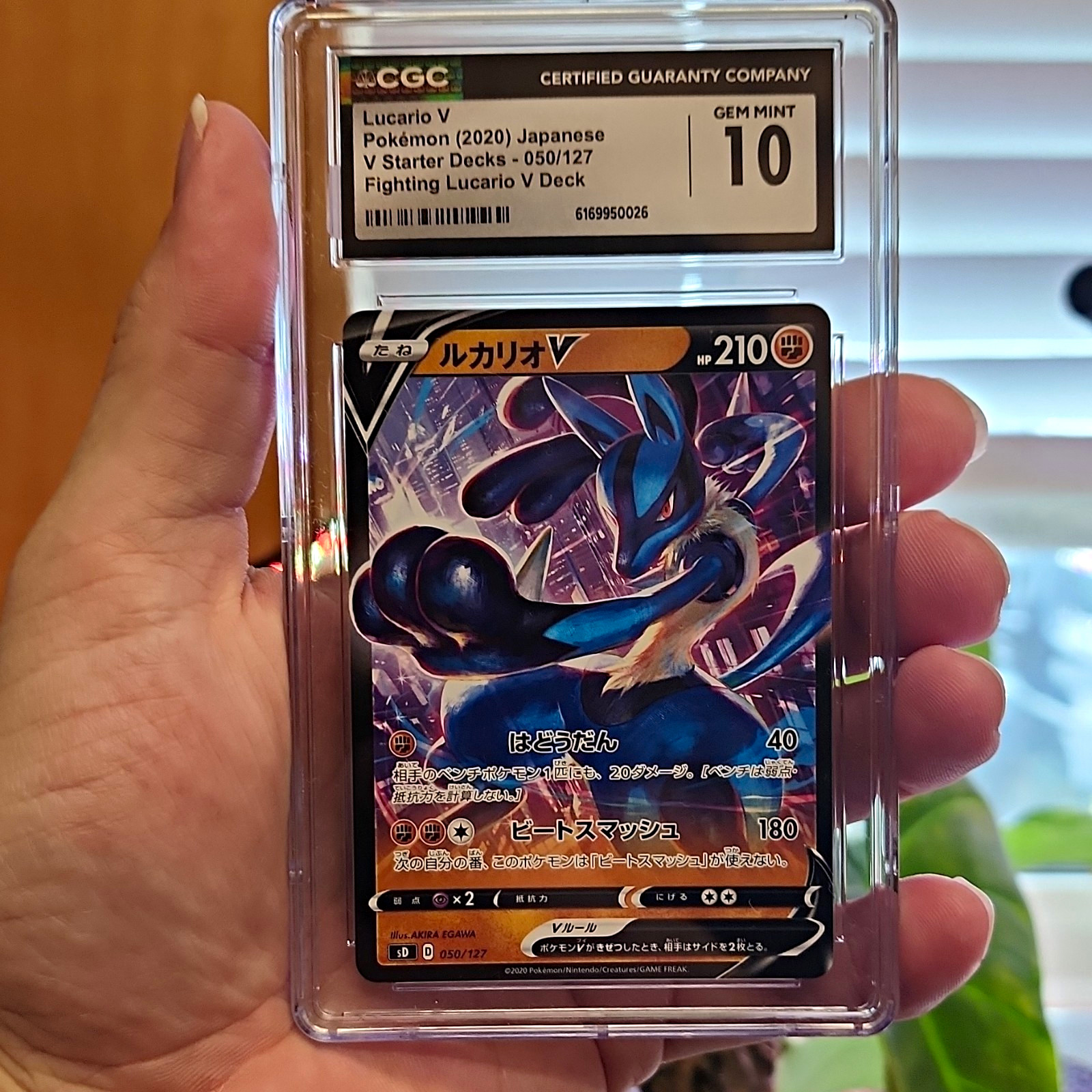 2020 V Starter Decks - Japanese Lucario V Fighting Lucario V Deck 050/127