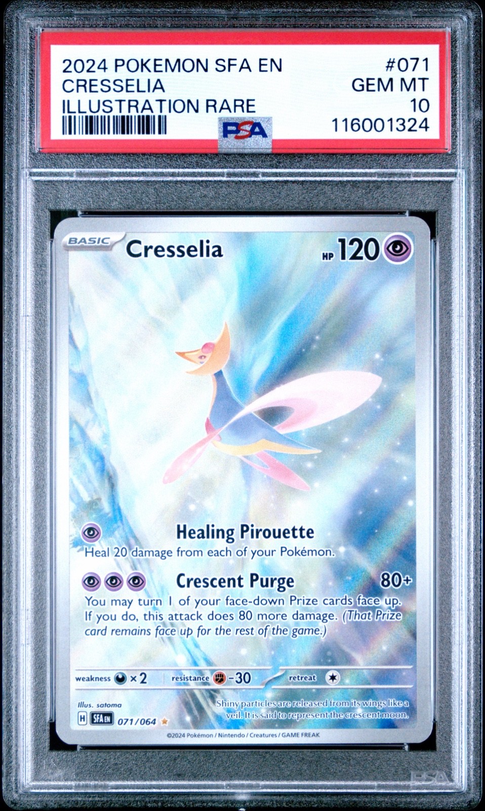2024 Pokemon Sfa EN-Shrouded Fable Cresselia Illustration Rare 071