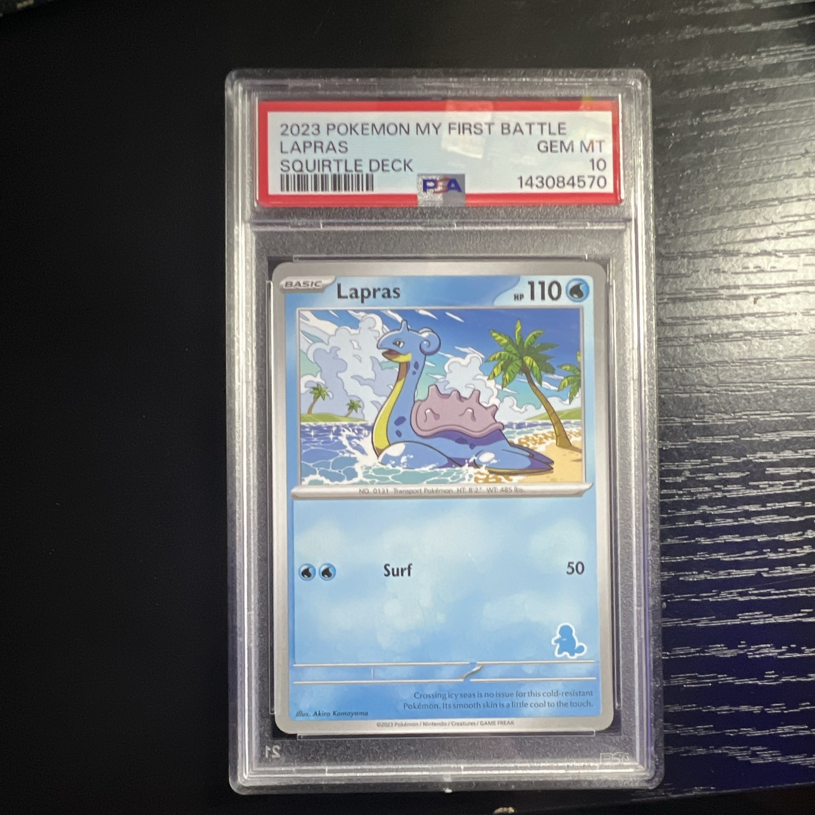 2023 Pokemon My First Battle-Squirtle Deck Lapras