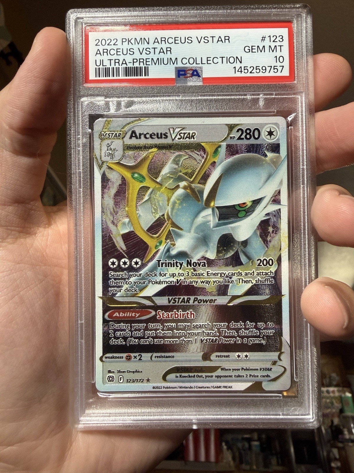 2022 Pokemon Arceus Vstar Ultra-Premium Collection Arceus Vstar 123