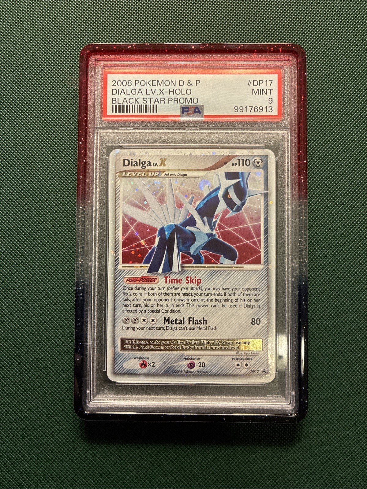 2008 Pokemon Diamond & Pearl Black Star Promo Dialga LV.X-Holo DP17