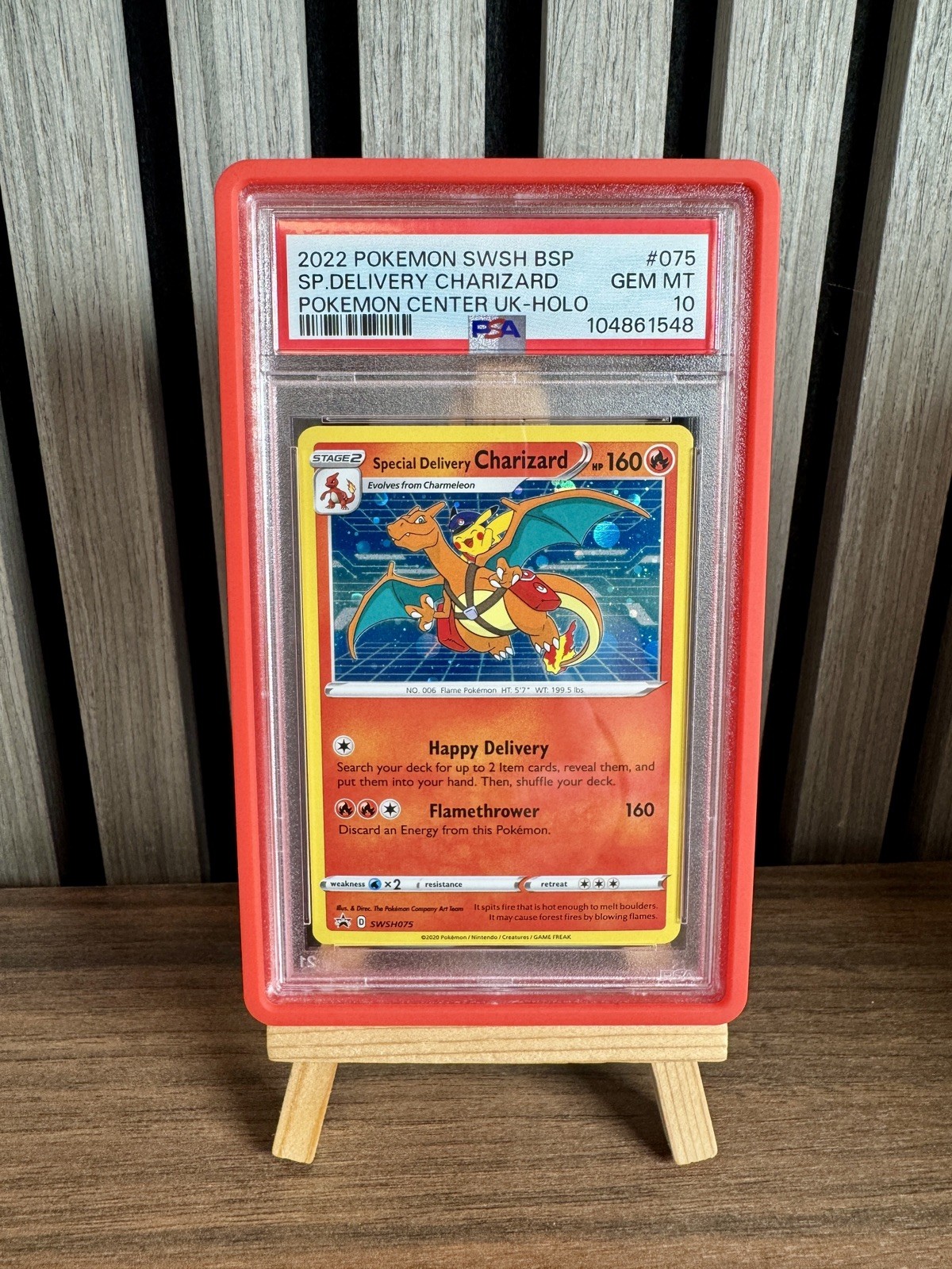 2022 Pokemon Swsh Black Star Promo Special Delivery Charizard-Holo Pokemon Center United Kingdom 075