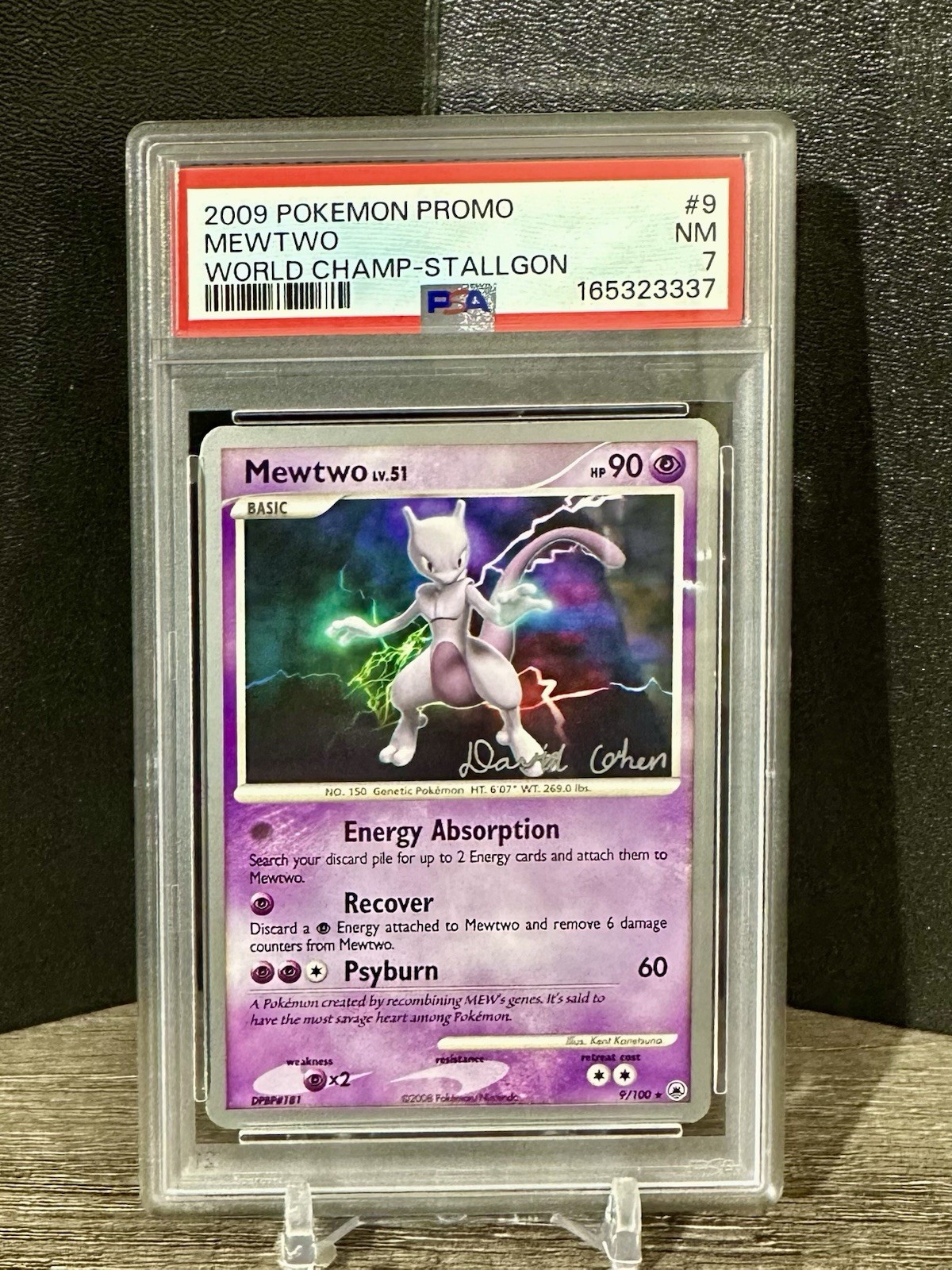 2009 Pokemon World Championships Promo Mewtwo Stallgon 9