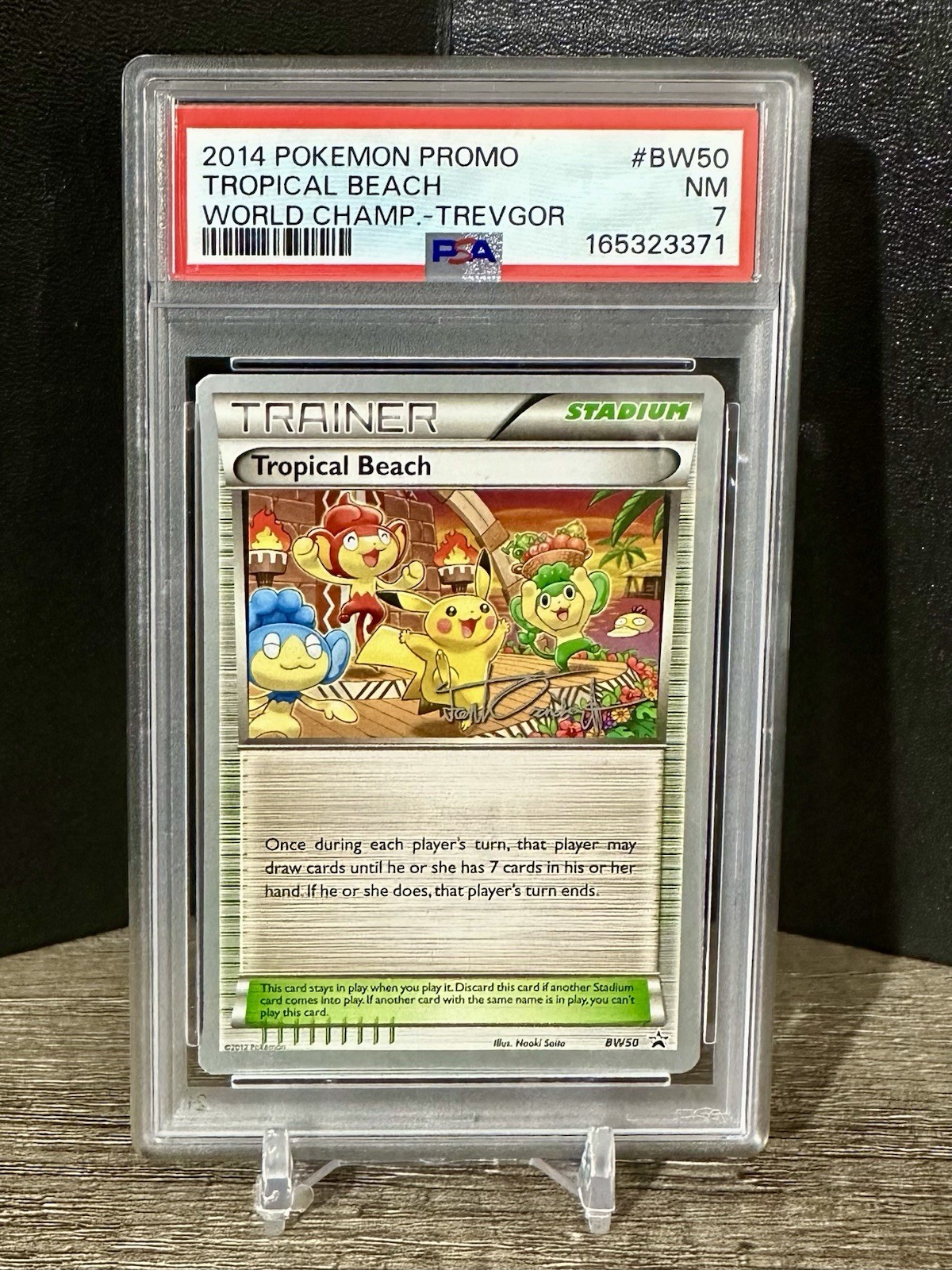 2014 Pokemon World Championships Promo Tropical Beach Trevgor BW50
