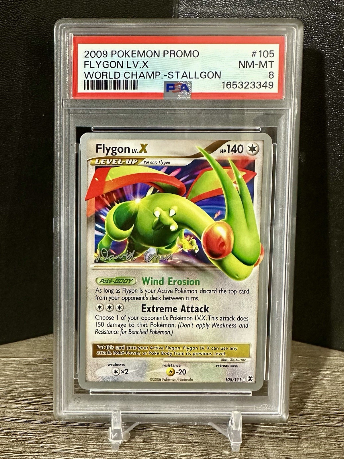 2009 Pokemon World Championships Promo Flygon LV.X Stallgon 105