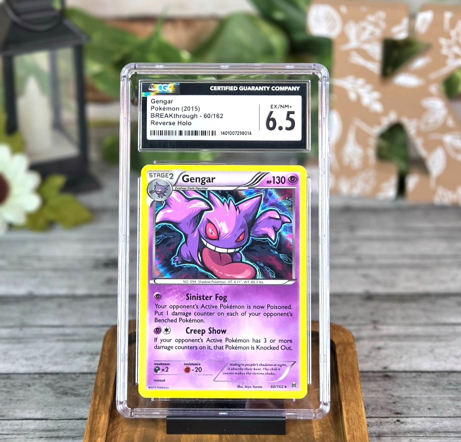 2015 BREAKthrough - English Gengar Rare Reverse Holo 60/162