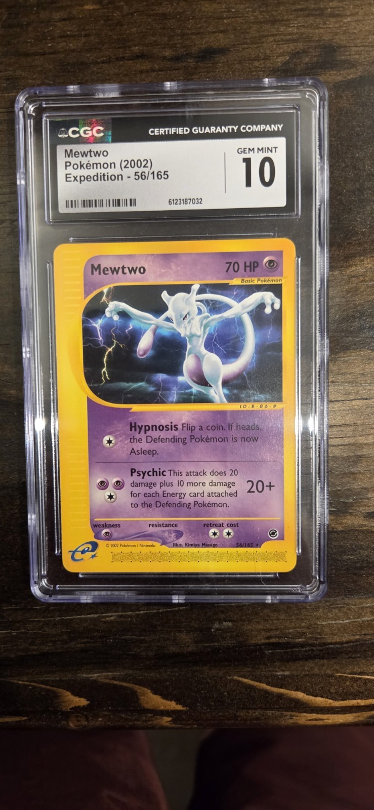 2002 Expedition - English Mewtwo Rare 56/165