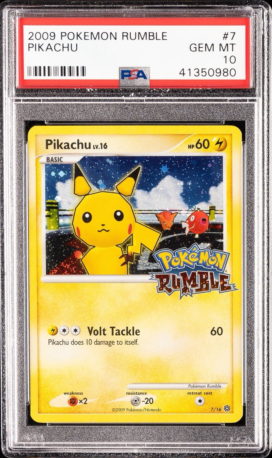 2009 Pokemon Rumble Pikachu 7