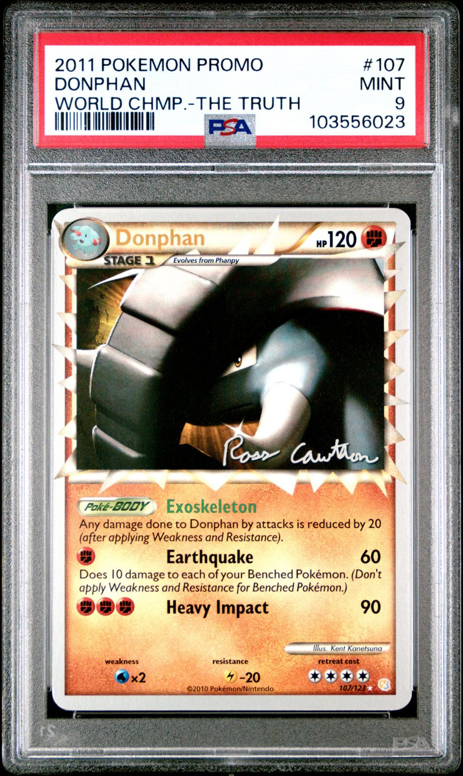 2011 Pokemon World Championships Promo Donphan The Truth 107