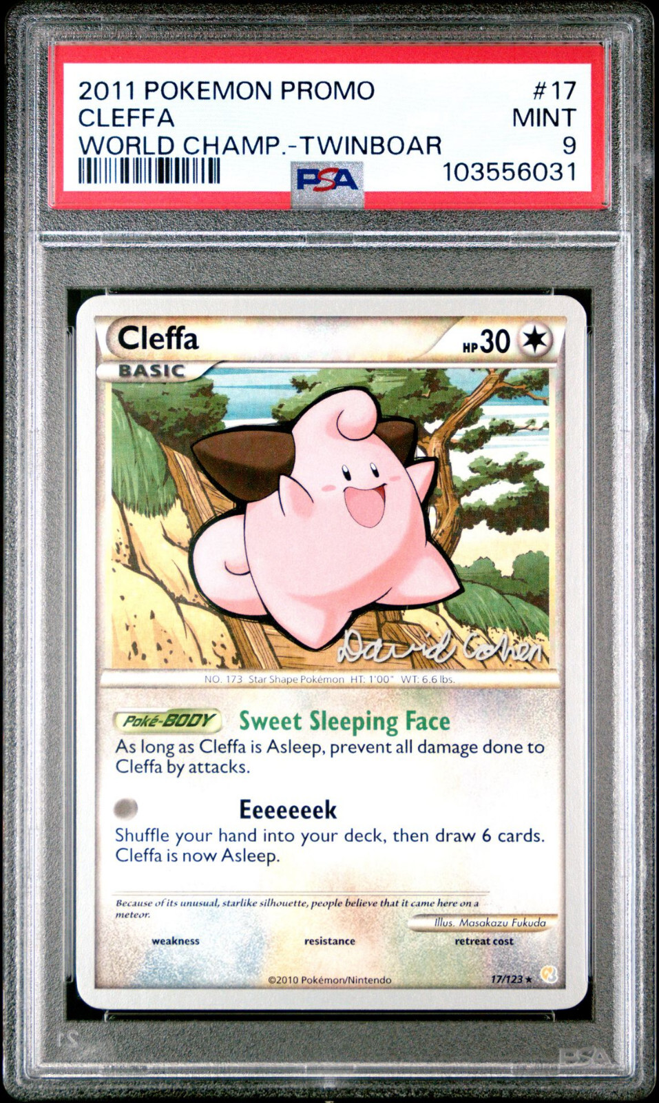 2011 Pokemon World Championships Promo Cleffa Twinboar 17