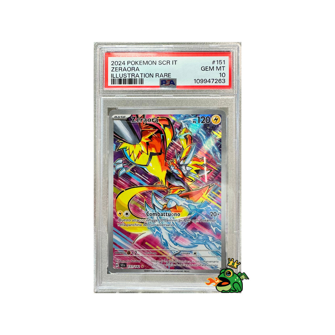 2024 Pokemon Italian Scr It-Stellar Crown Zeraora Illustration Rare 151