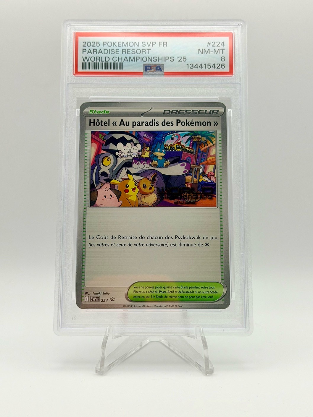 2025 Pokemon French Svp FR-SV Black Star Promo Paradise Resort World Championships 2025 224
