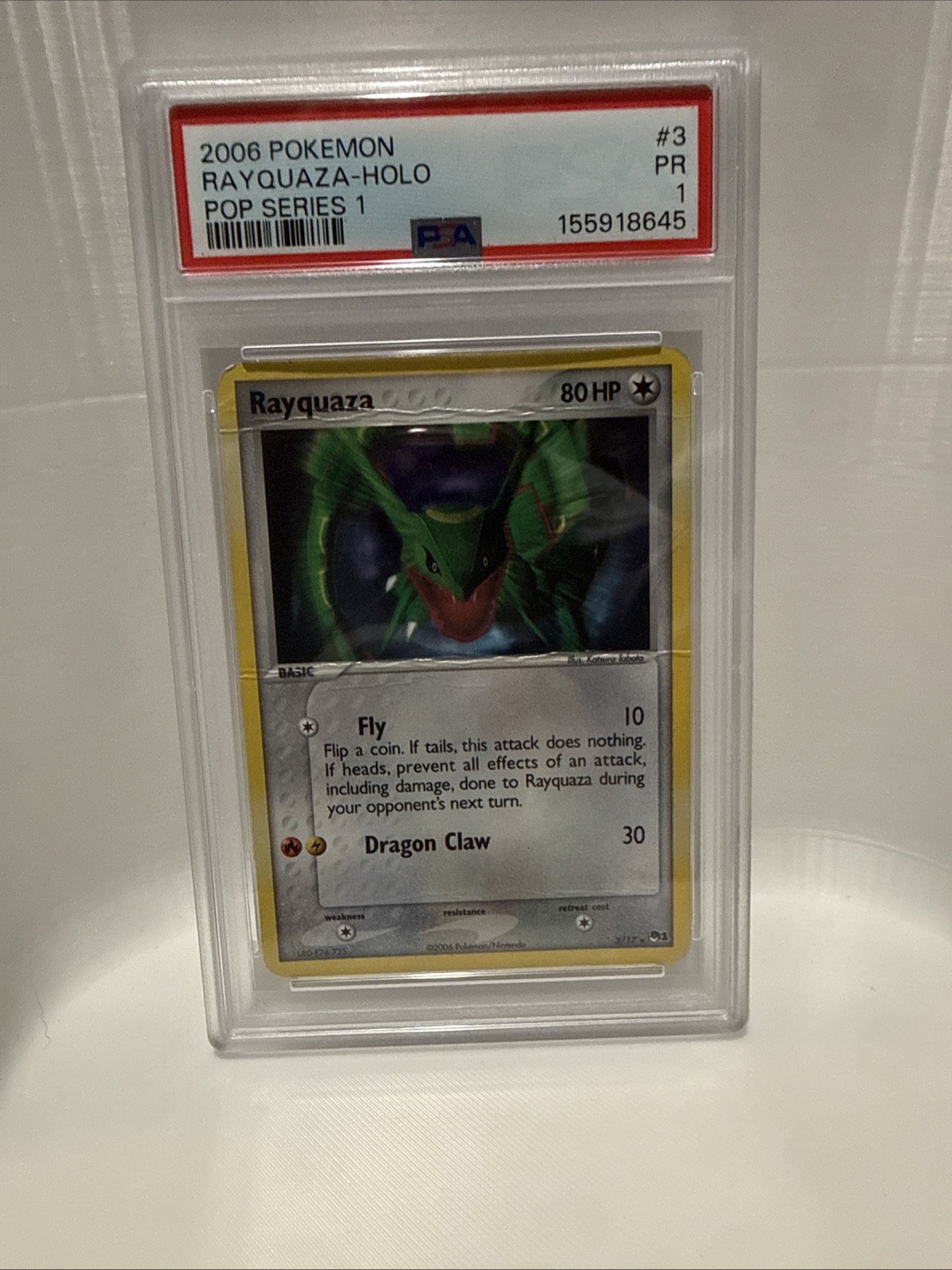 2006 Pokemon Pop Series 1 Rayquaza-Holo 3