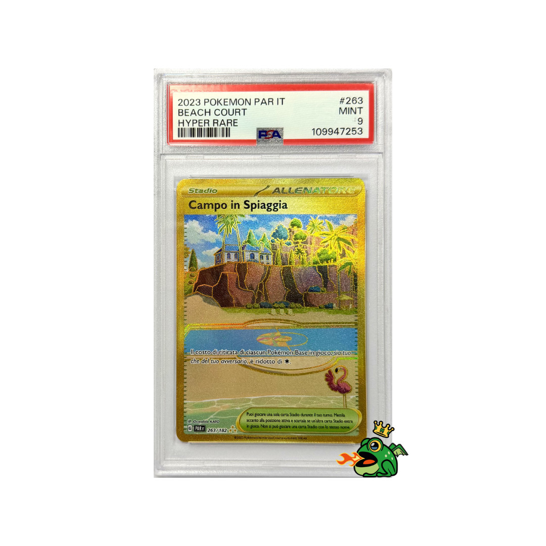 2023 Pokemon Italian Par It-Paradox Rift Beach Court Hyper Rare 263