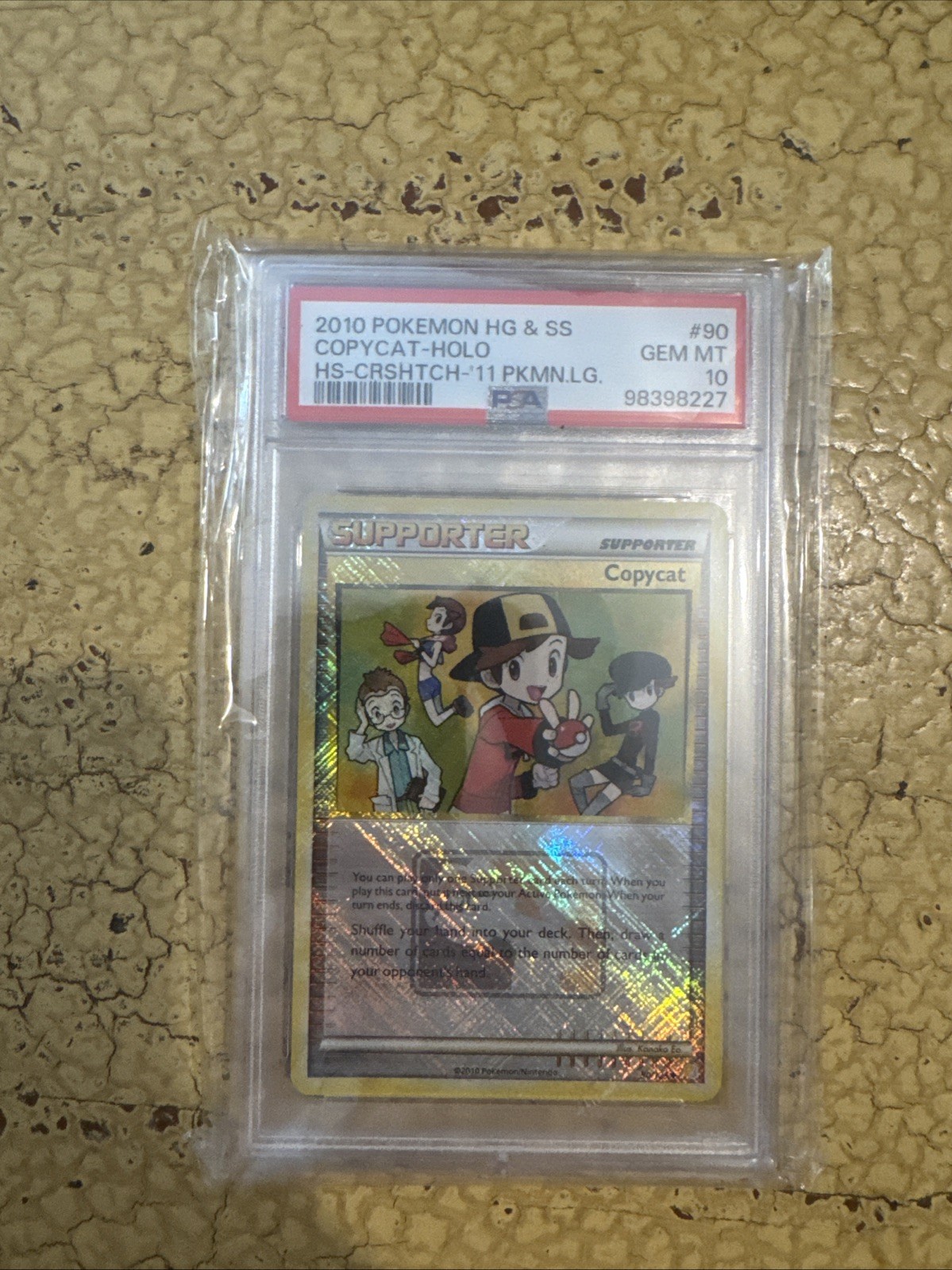 2010 Pokemon Heartgold & Soulsilver Copycat-Holo Crosshatch-2011 Pokemon League 90