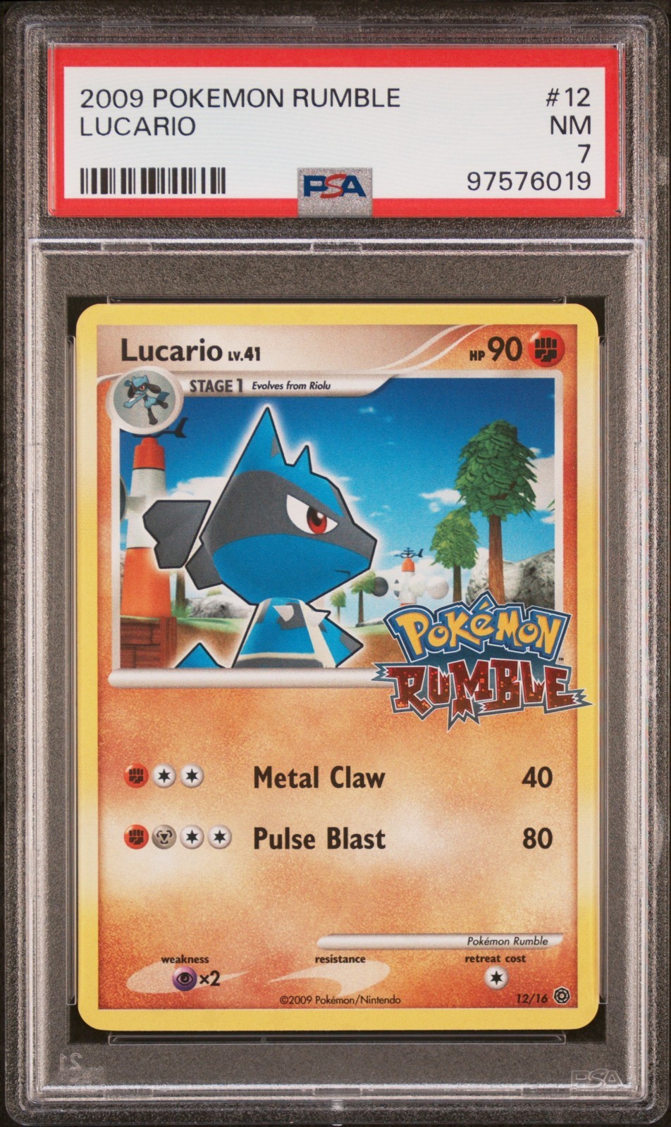 2009 Pokemon Rumble Lucario 12