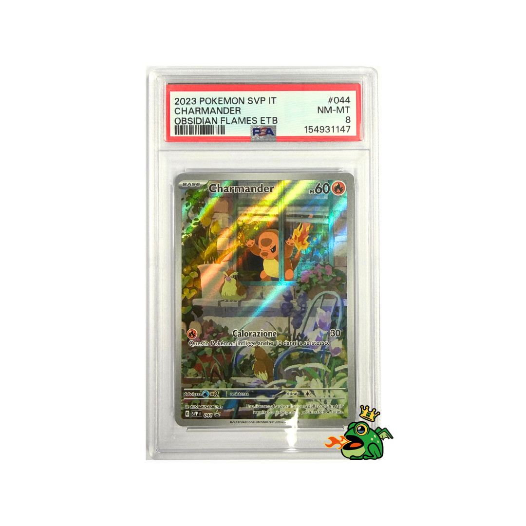 2023 Pokemon Italian Svp It-SV Black Star Promo Charmander Obsidian Flames Elite Trainer Box  044