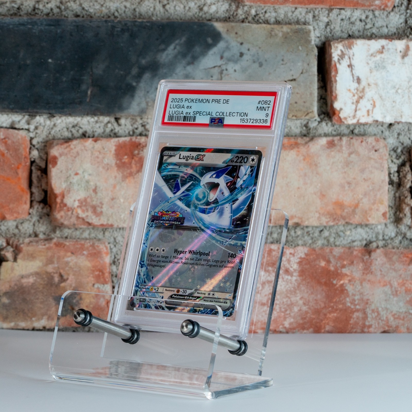 2025 Pokemon German Pre de-Prismatic Evolutions Lugia EX Lugia EX Special Collection Box 082