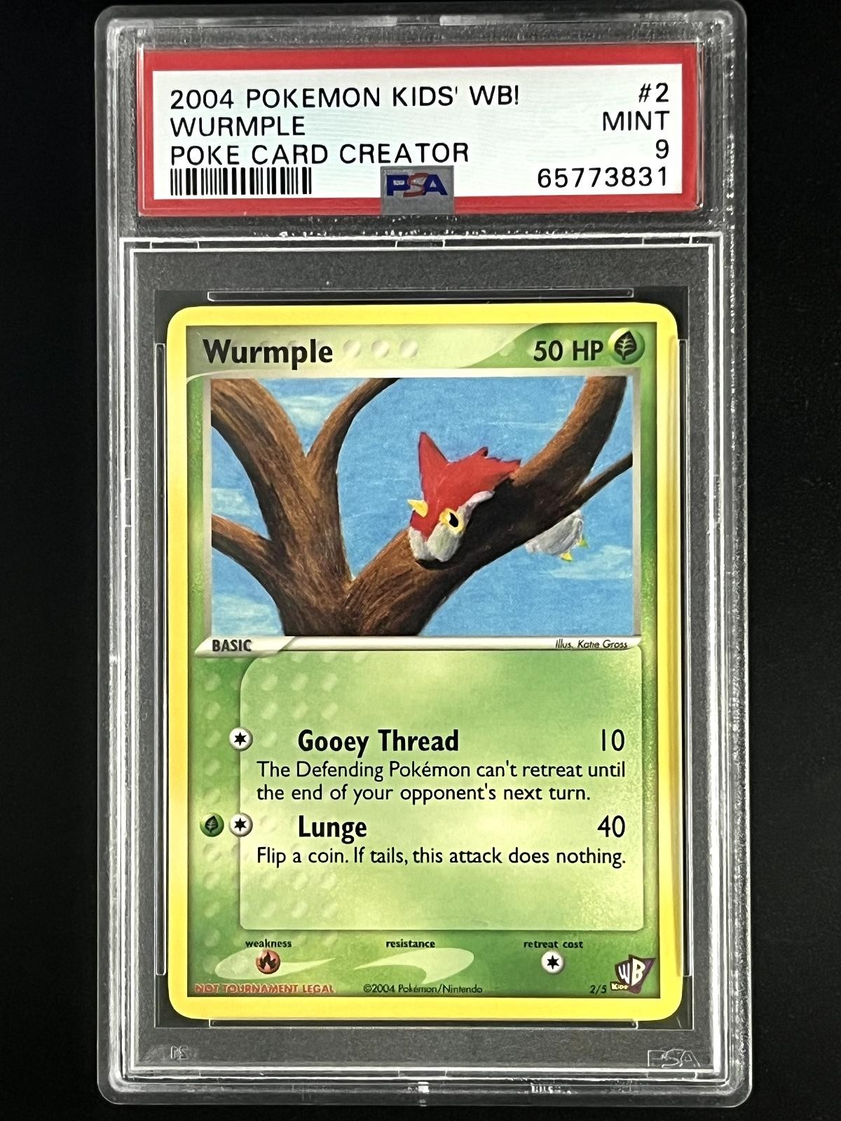 2004 Pokemon Kids' WB! Poke Card Creator Wurmple 2
