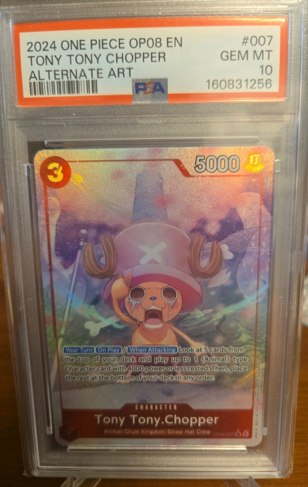 2024 One Piece OP08-Two Legends Tony Tony Chopper Alternate Art 007