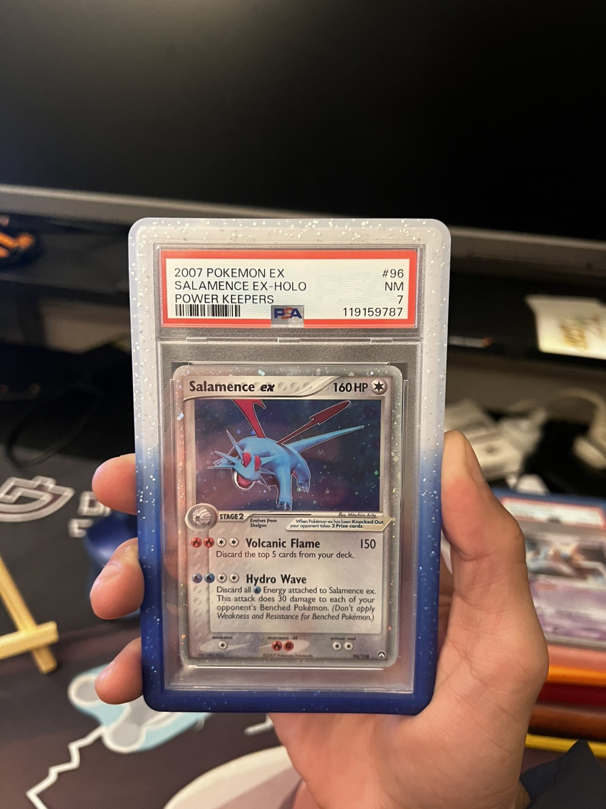 2007 Pokemon EX Power Keepers Salamence EX-Holo 96