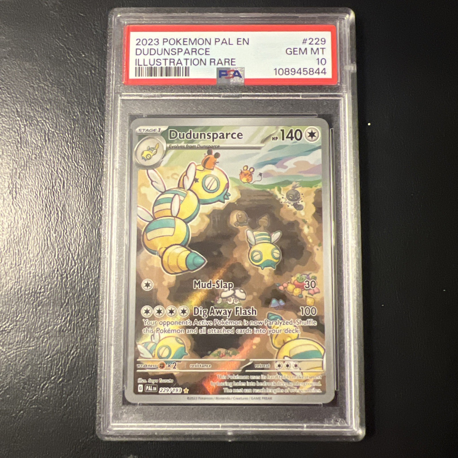 2023 Pokemon Pal EN-Paldea Evolved Dudunsparce Illustration Rare 229