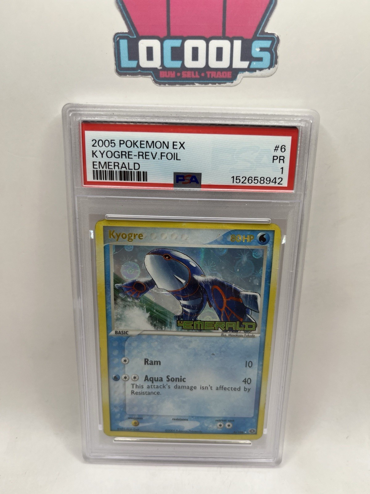 2005 Pokemon EX Emerald Kyogre-Reverse Foil 6