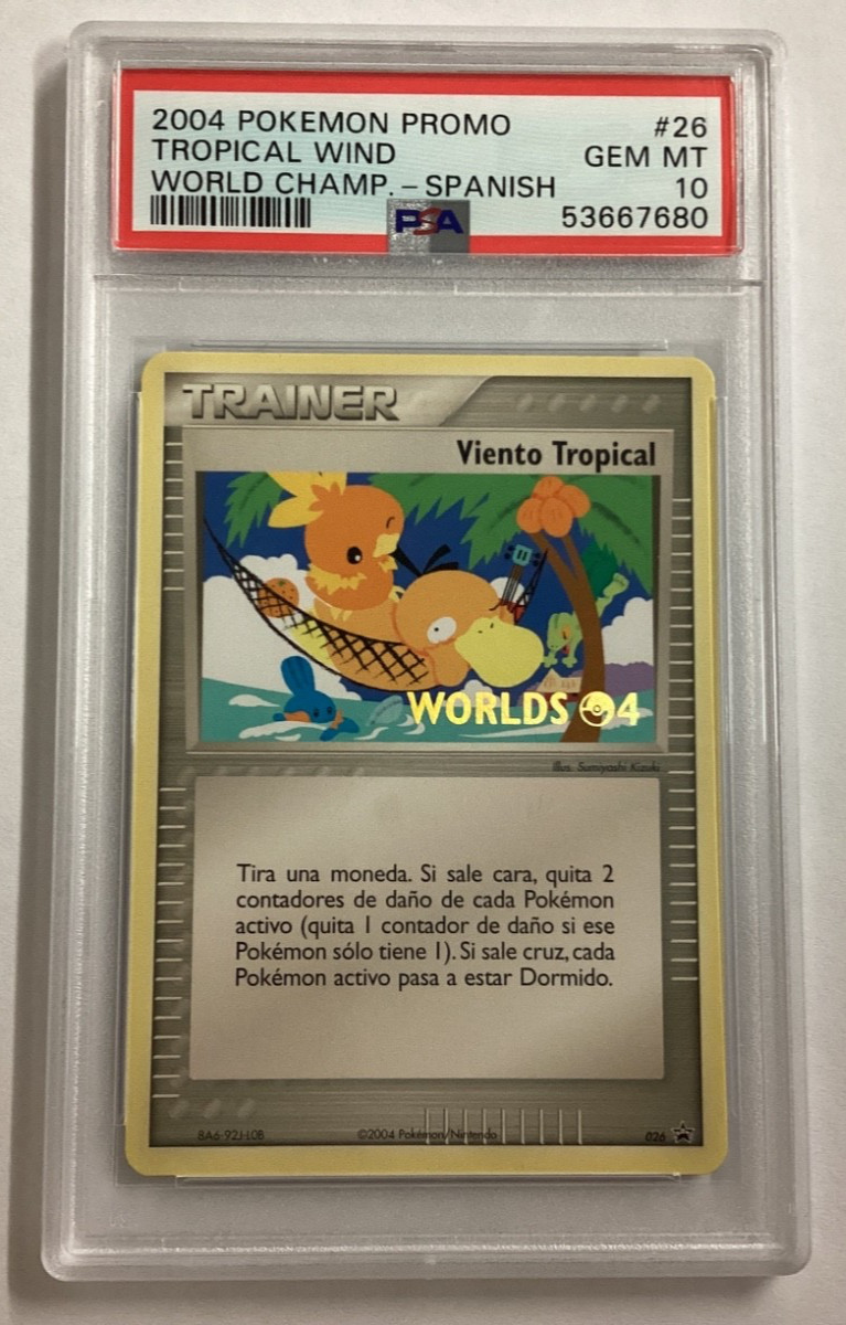 2004 Pokemon World Championships Promo Tropical Wind Spanish 26