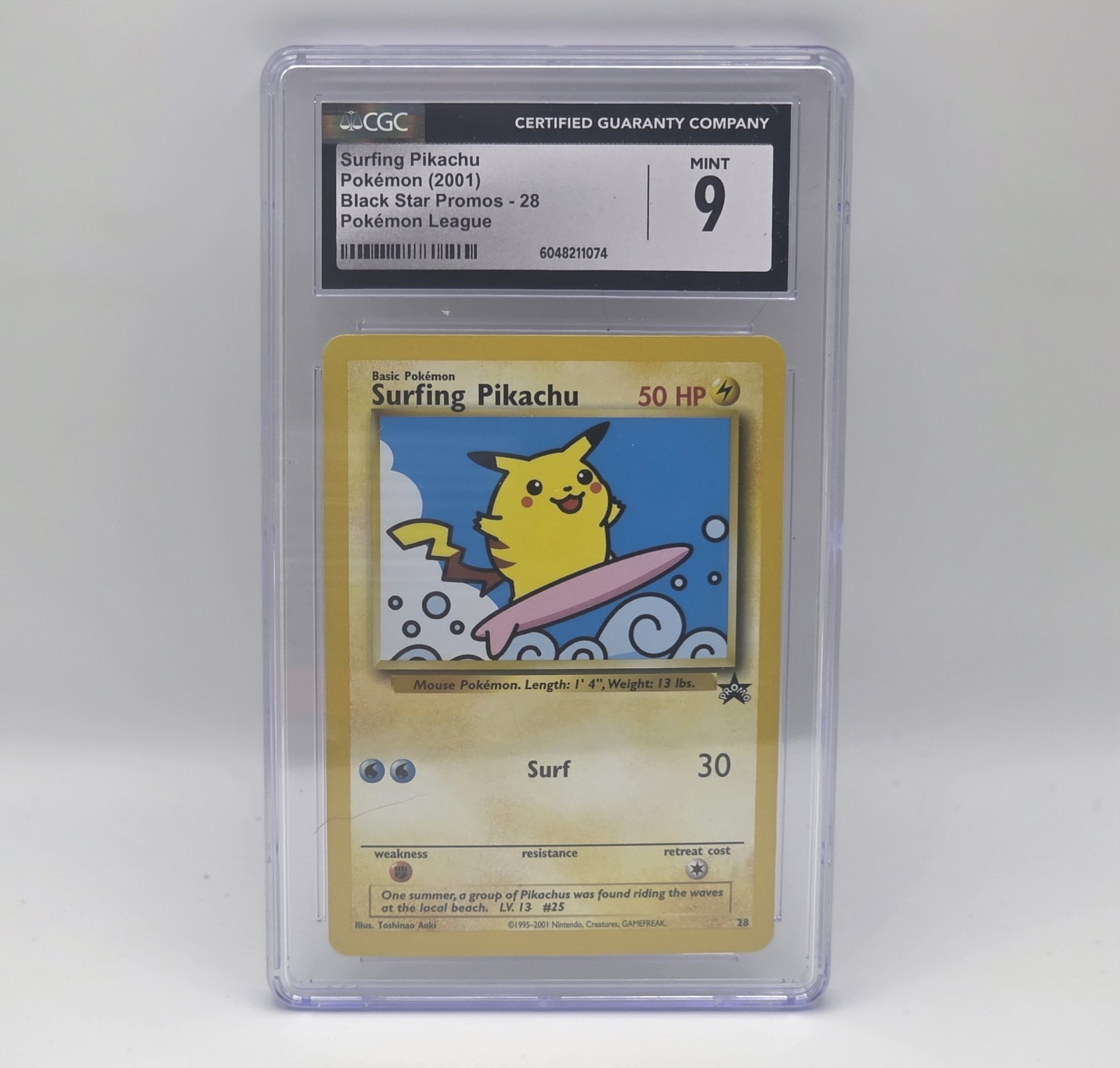 2001 Black Star Promos - WotC - English Surfing Pikachu Pokémon League 28