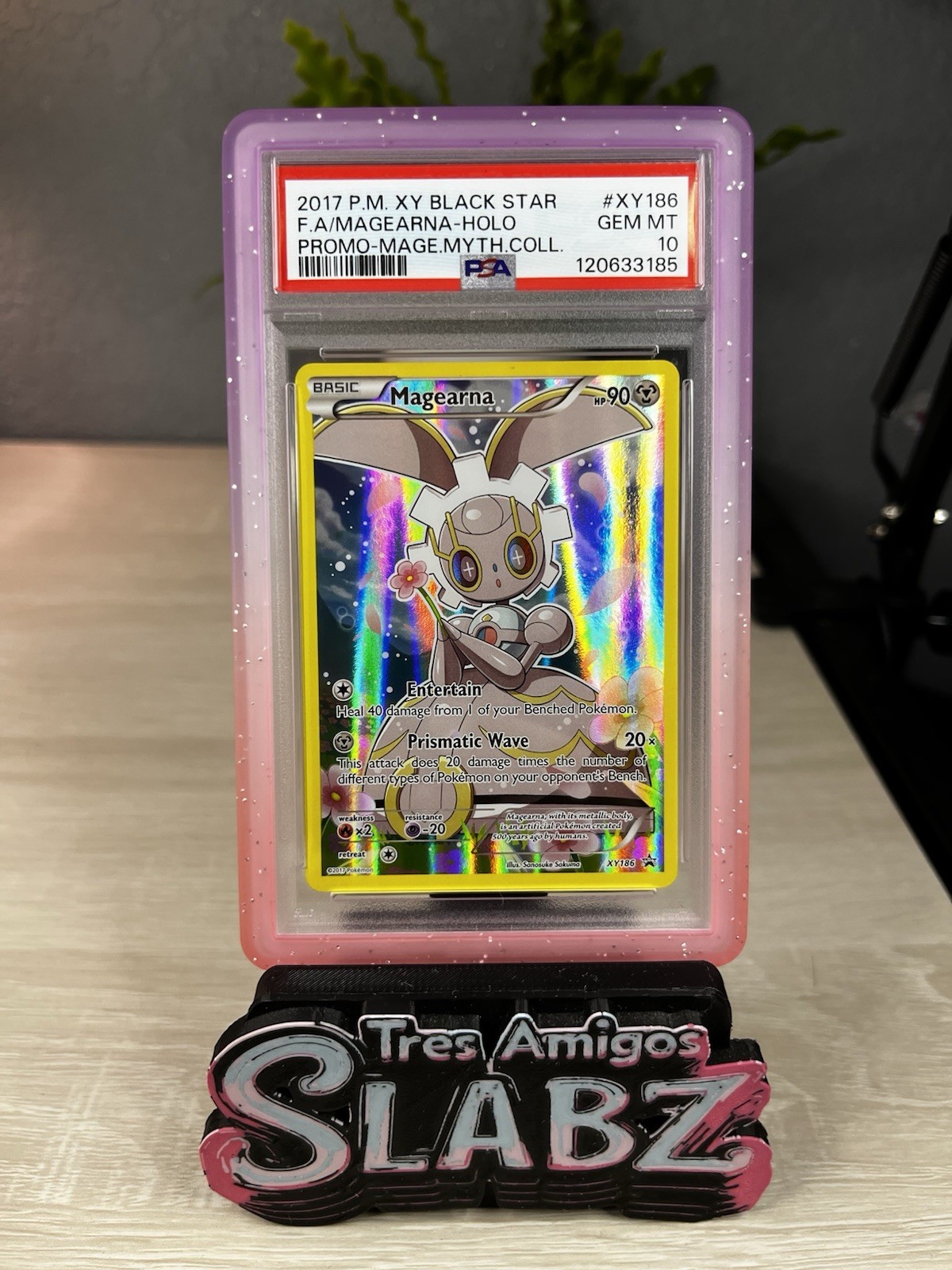 2017 Pokemon XY Black Star Promo Full Art/Magearna Magearna Mythical Collection XY186
