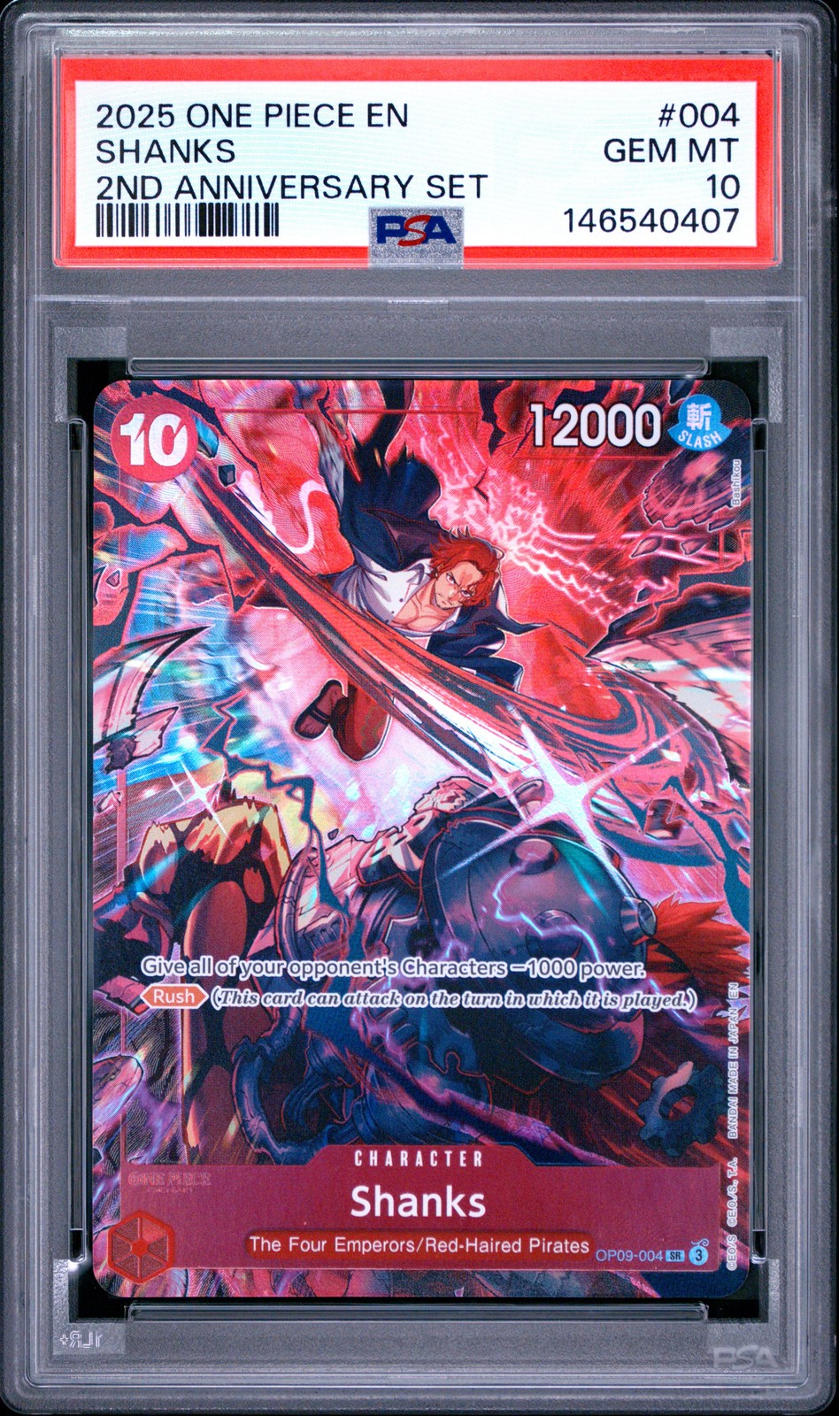 2025 One Piece English Version 2nd Anniversary Set Shanks 004