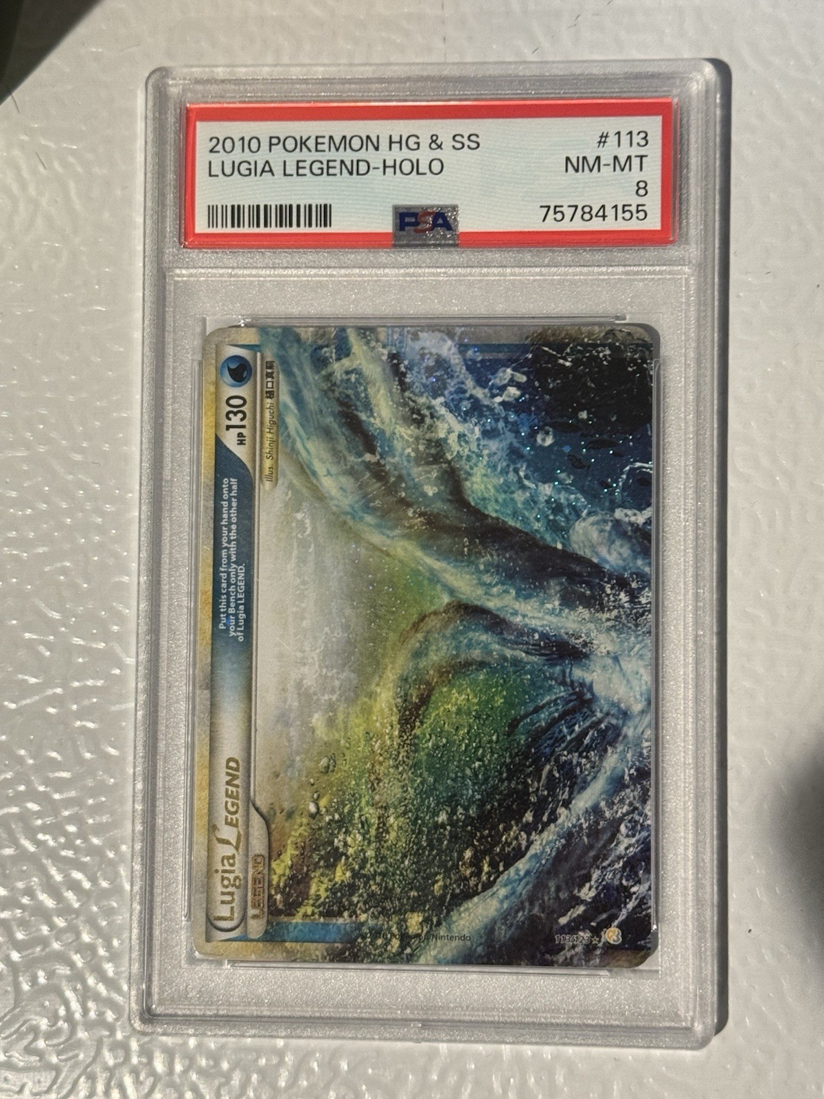 2010 Pokemon Heartgold & Soulsilver Lugia Legend-Holo 113