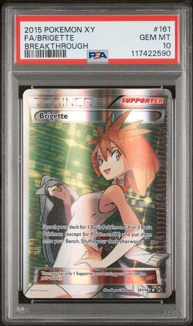 2015 Pokemon XY Breakthrough Full Art/Brigette 161