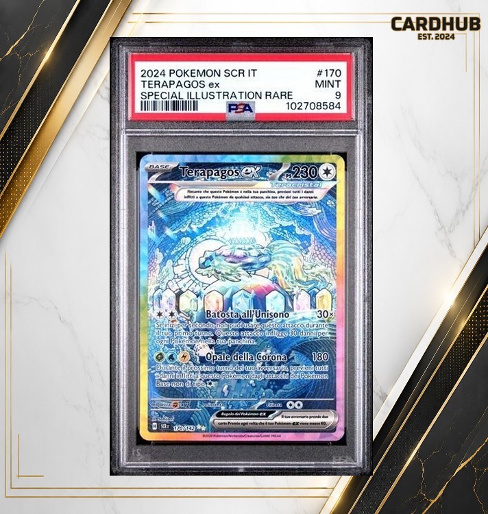 2024 Pokemon Italian Scr It-Stellar Crown Terapagos EX Special Illustration Rare 170