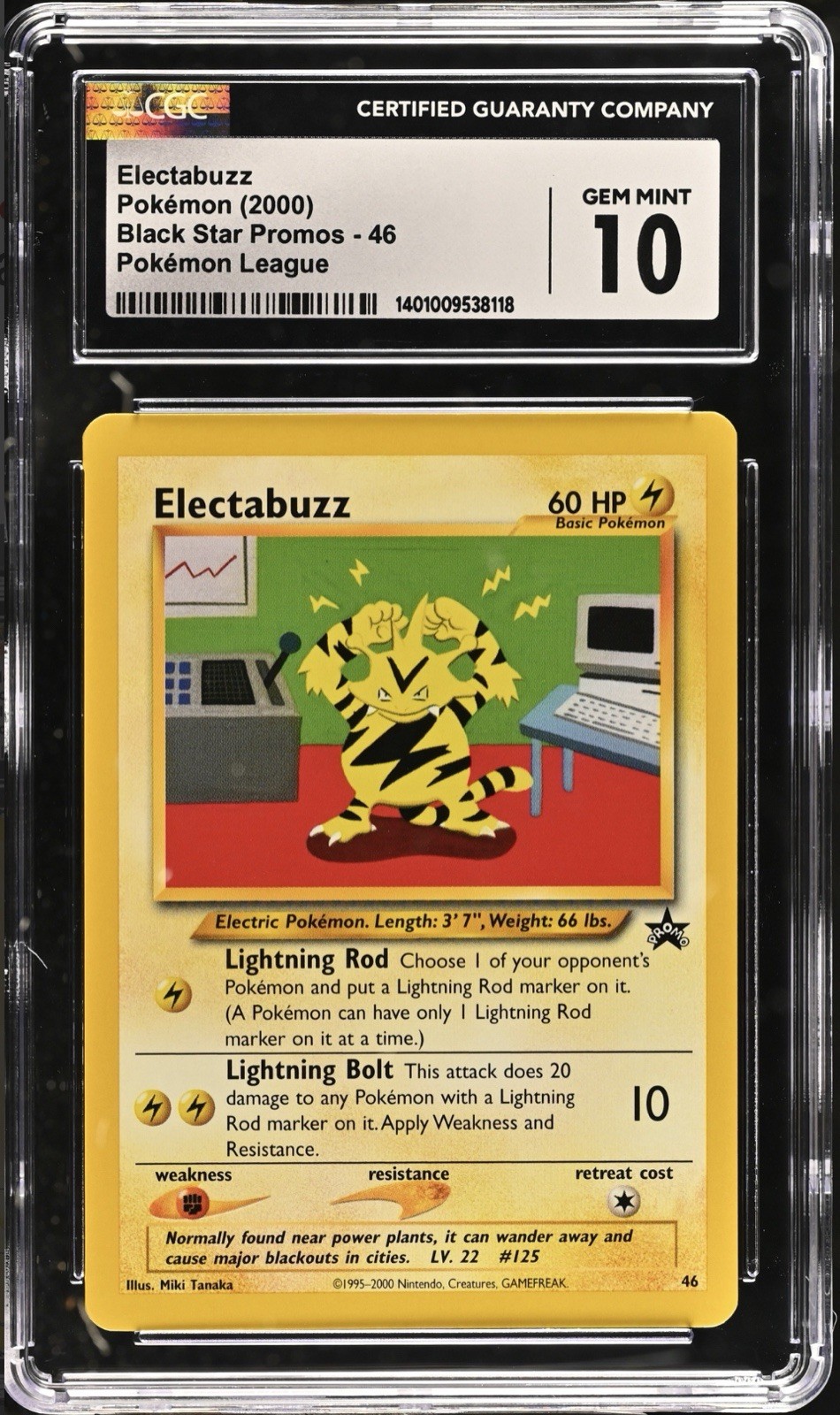 2000 Black Star Promos - WotC - English Electabuzz Pokémon League 46