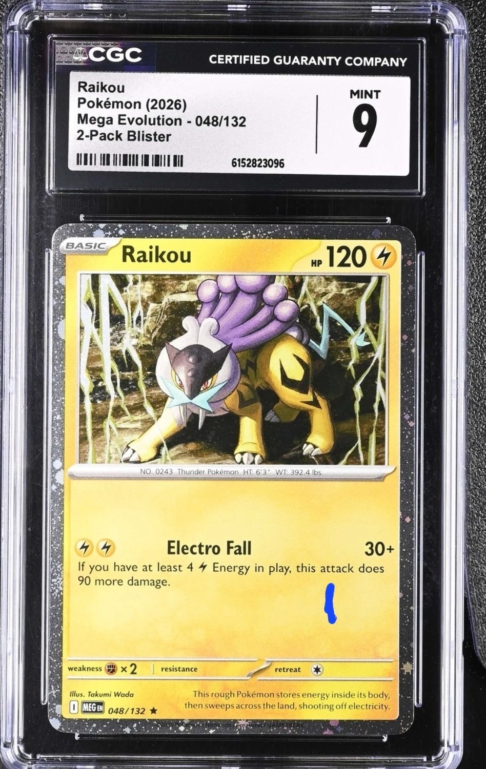 2026 Mega Evolution - MEG EN - English Raikou 2-Pack Blister (Cosmos Holo) 048/132