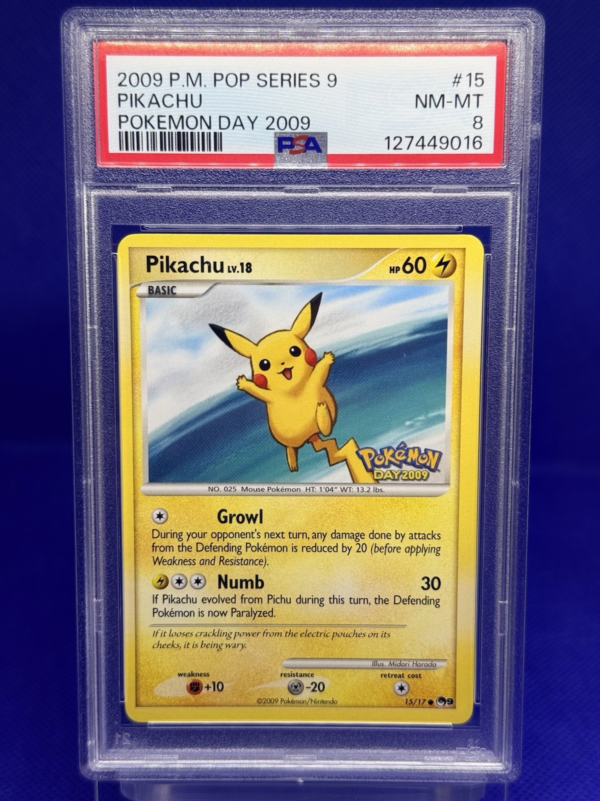 2009 Pokemon Pop Series 9 Pikachu Pokemon Day 2009 15