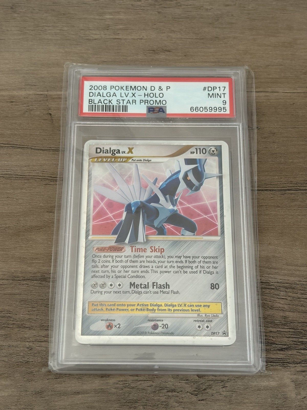 2008 Pokemon Diamond & Pearl Black Star Promo Dialga LV.X-Holo DP17